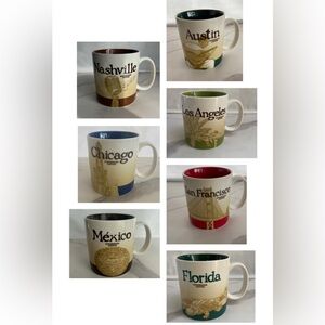 Starbucks Global Icon Mug Series Set of 7